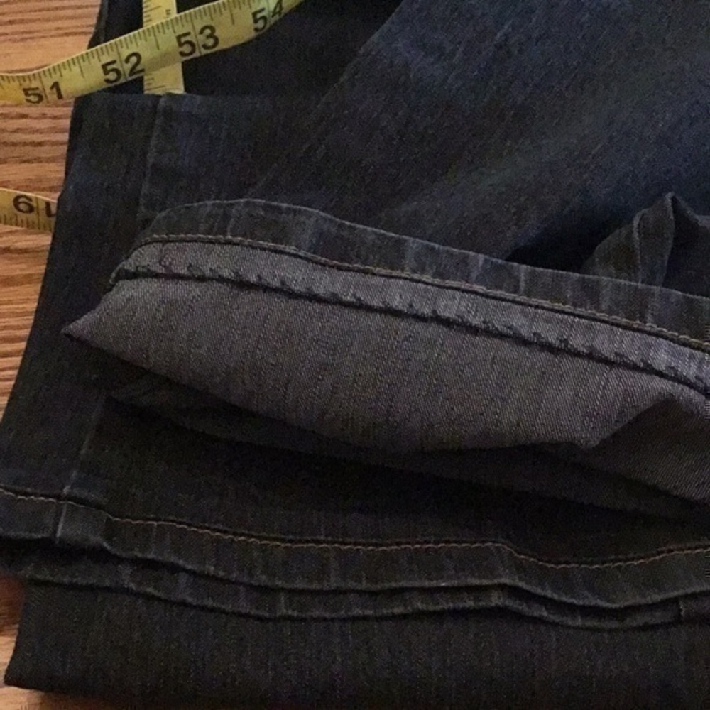 LIKE NEW EXPRESS ZELDA SKINNY Dark Wash Jeans Size 4 x 33 - Picture 10 of 14